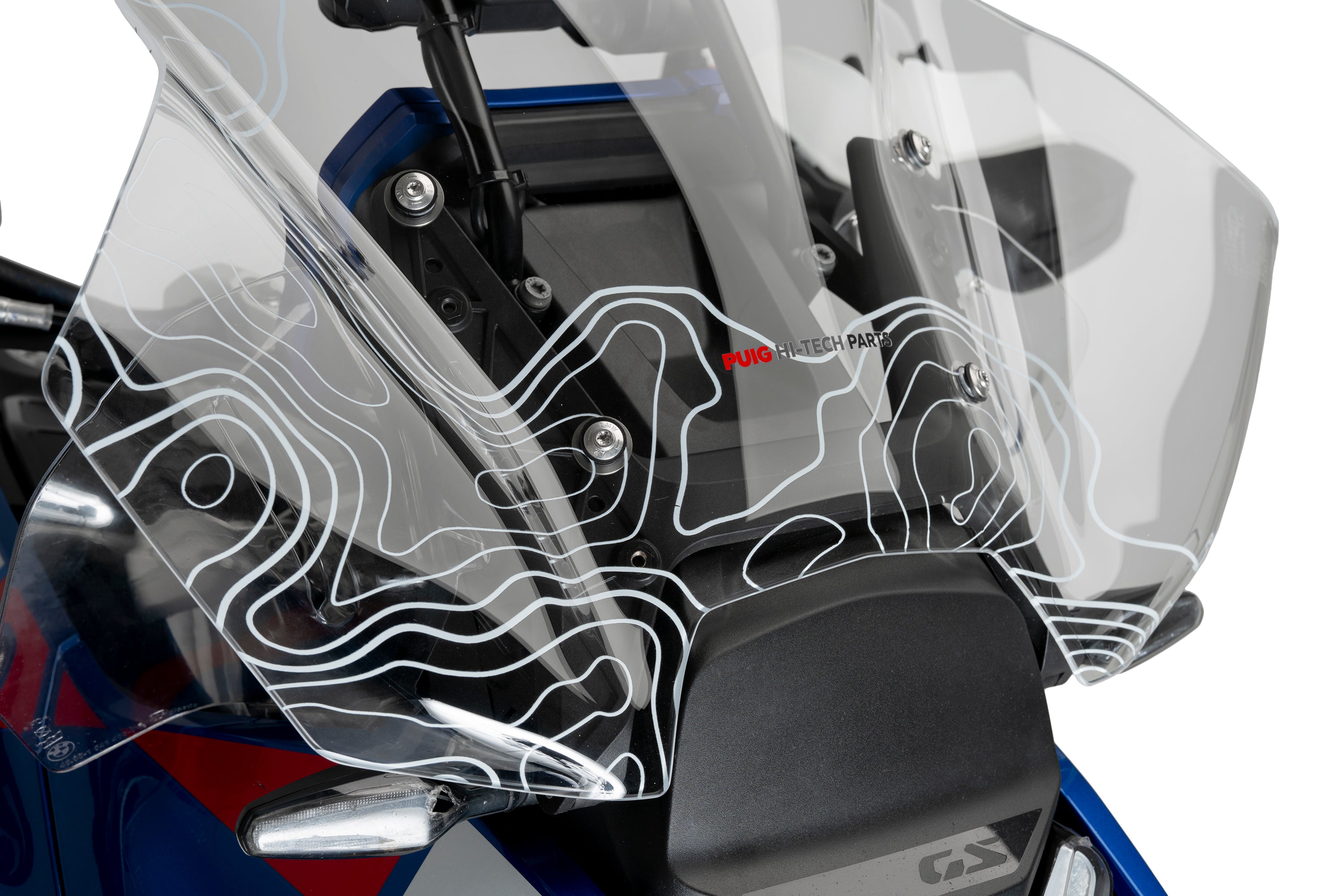Cúpula Puig Touring plus para bmw r 1300 gs en color graphics. 21795s