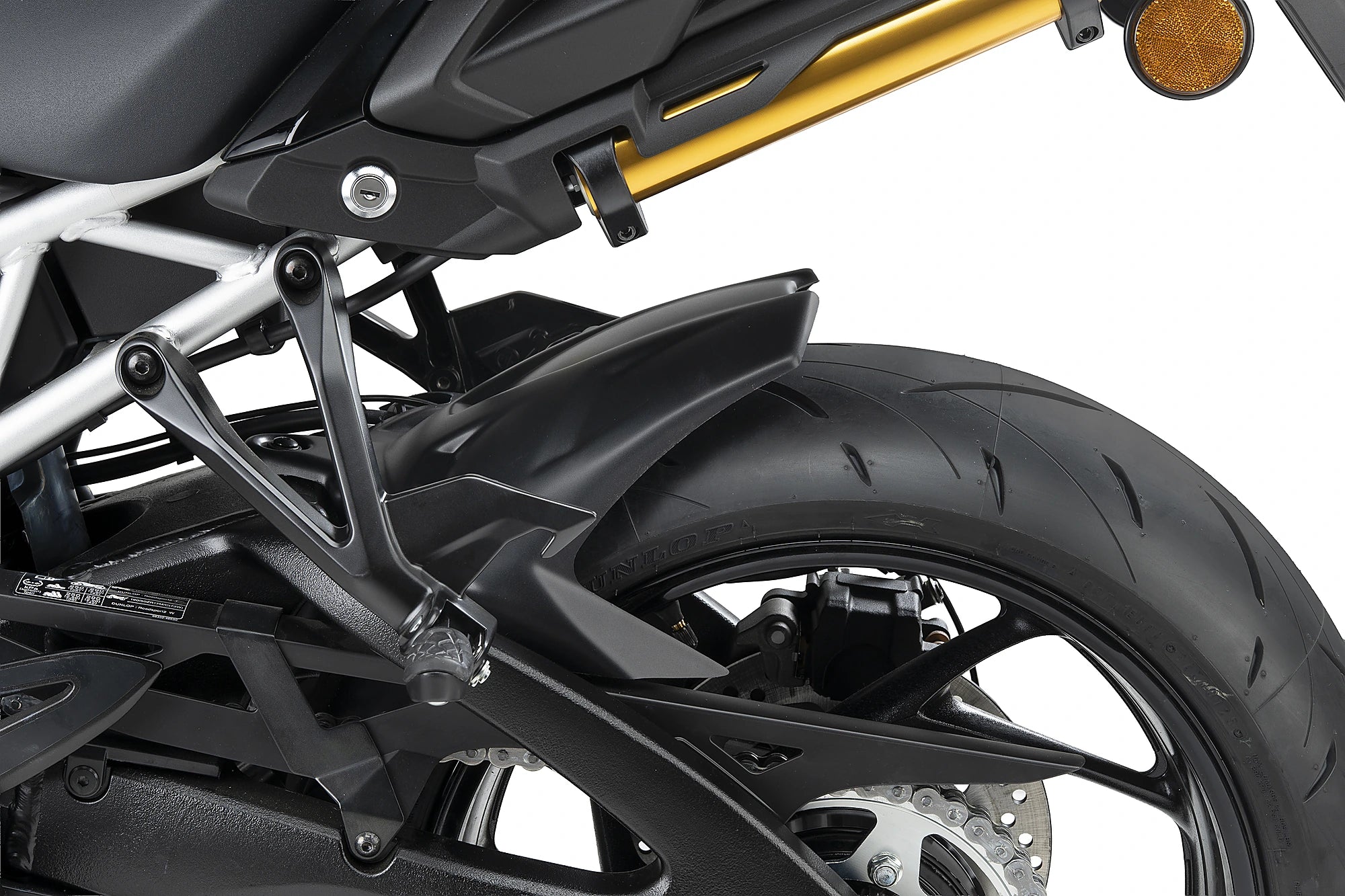 Guardabarros trasero uig en color negro mate para la Suzuki GSX-S-1000GX