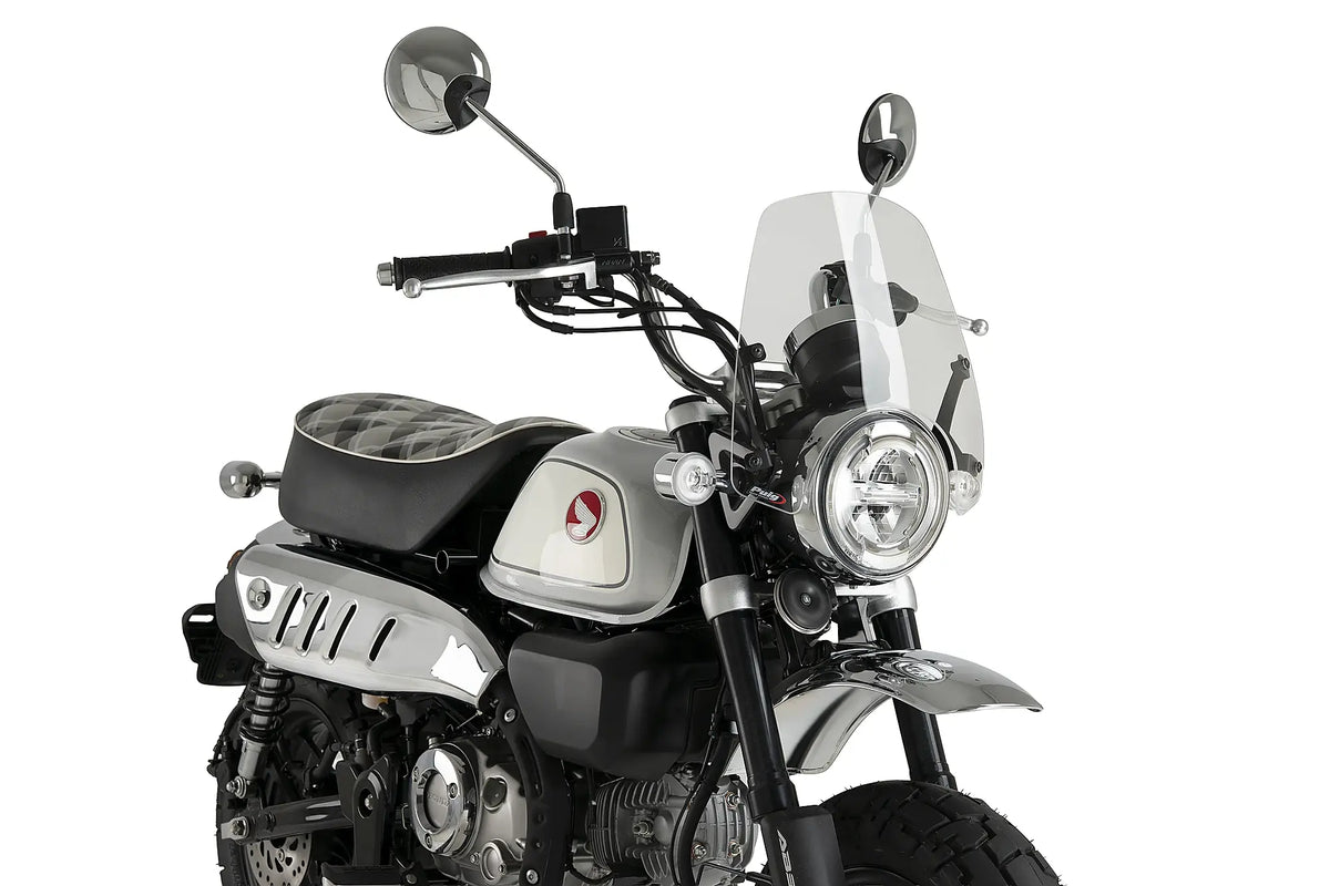 Carenabris Puig New Generation Sport en color transparente para Honda Monkey 125