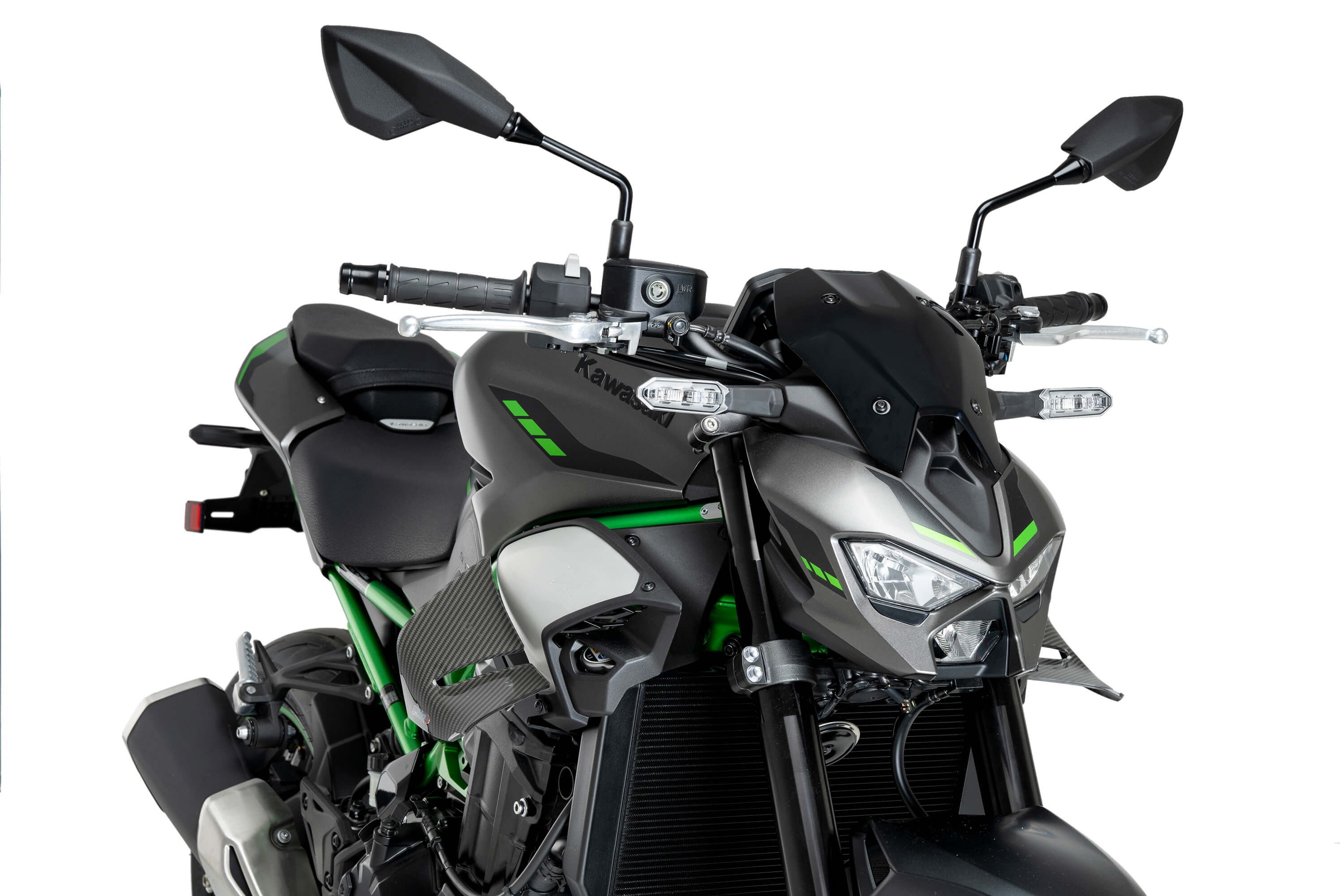 Puig D12 spoilers for Kawasaki Z 900