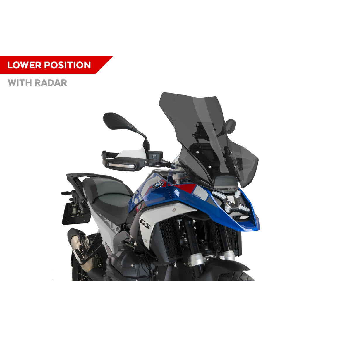 Cúpula Puig Touring Plus para Bmw R 1300 GS con ACC/Radar (No compatible con pack enduro)